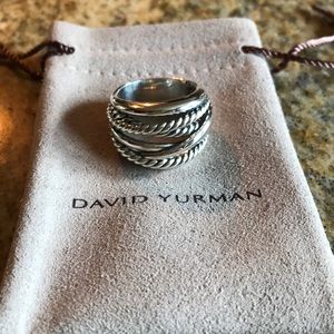 David Yurman Wide Crossover ring